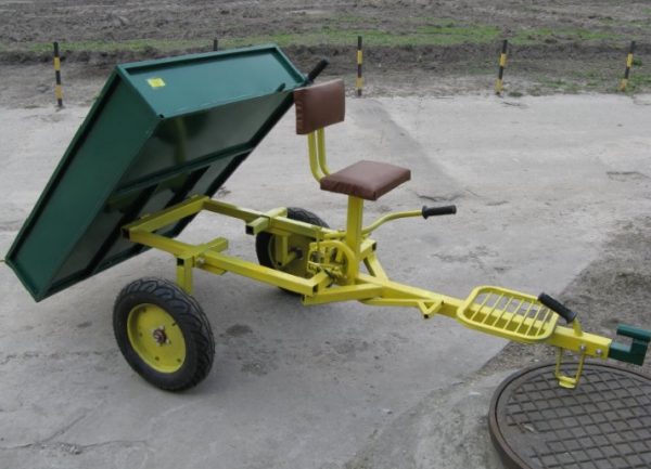 Прицепное устройство для мотоблока