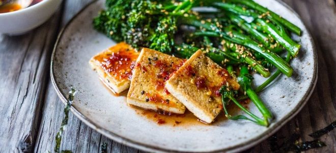 запеченный сыр тофу