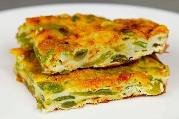 Запеканка со стручковой фасолью